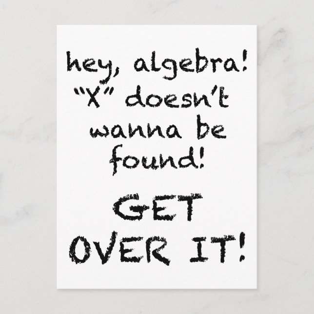 X vill inte hittas vykort (Framsida)