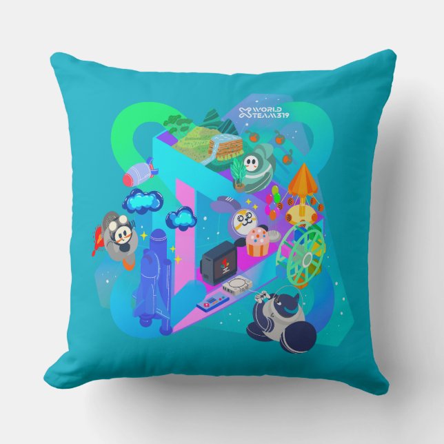 X World Team 319-20250303 Pillows Kudde (Framsida)