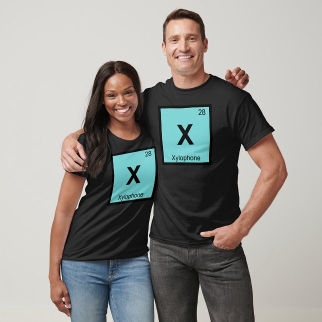 X - Xylophone Music Chemistry Periodic Bord Tröja (Unisex)