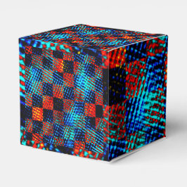 Xadrez laranja, azul, fejk sujo ou manchado. presentaskar