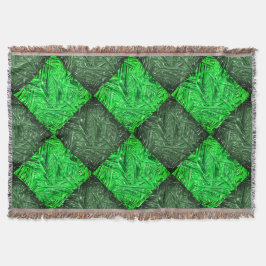 Xadrez verde falsa grama ou folhas de coqueiro. filt