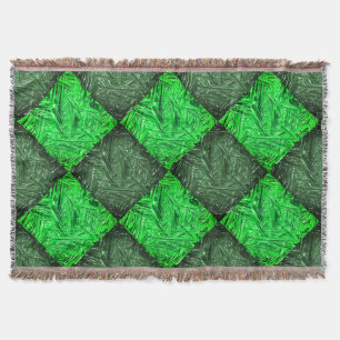 Xadrez verde falsa grama ou folhas de coqueiro. filt