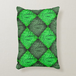 Xadrez verde falsa grama ou folhas de coqueiro. prydnadskudde