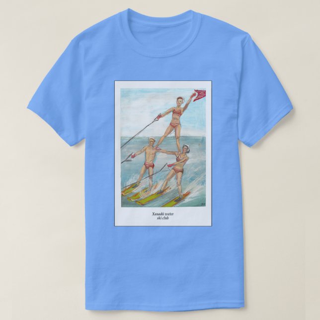 Xanad Vatten Ski Klubb T Shirt (Design framsida)