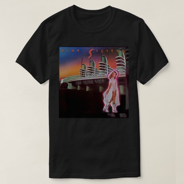 Xanadu Nine Sisters Olivia Newton John Designad T Shirt (Design framsida)