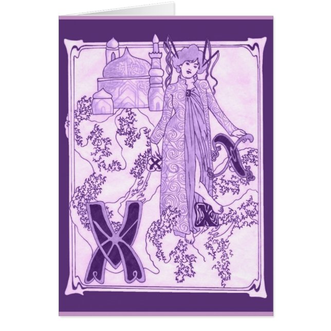 xanadupurple hälsningskort (Framsidan)