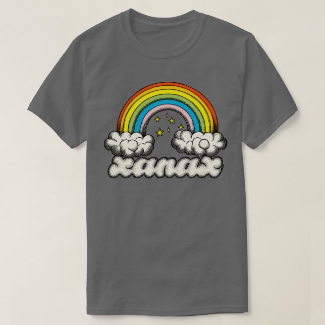 Xanax Rainbow T Shirt (Design framsida)