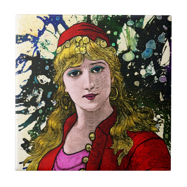 Xanthyra från Michael Moffa Kakelplatta (Framsidan)