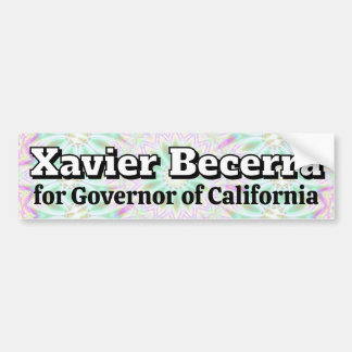 Xavier Becerra som guvernör i Kalifornien Bildekal