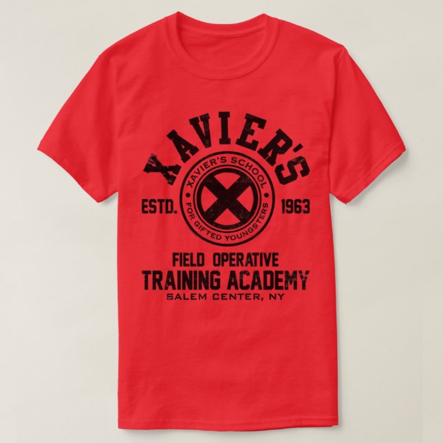 XAVIER SCHOOL-UTBILDNINGSAKADEMY T SHIRT (Design framsida)