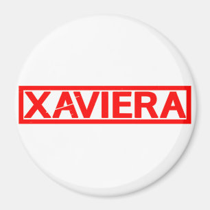 Xaviera Frimärke Magnet