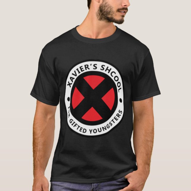Xaviers Skolpresent retro för flickor T Shirt (Framsida)