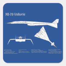 XB-70 Valkyrie - Airplan Blueprint Plans ABD