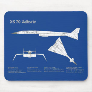 XB-70 Valkyrie - Airplan Blueprint Plans ABD Musmatta