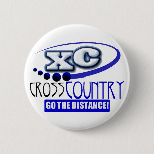 XC CROSS COUNTRY MOTTO - går avståndet - Knapp