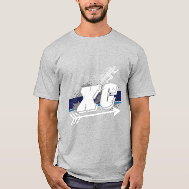 XC Cross country Springer T Shirt (Framsida)