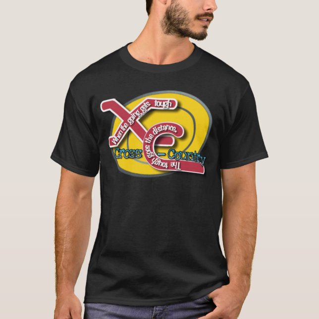 XC CROSS COUNTRY TUFFMOTTO - T-SHIRT (Framsida)