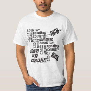 XC Crossa country Springa T Shirt
