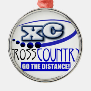 XC CROSST COUNTRY GÅR AVSTÅNDET JULGRANSPRYDNAD METALL