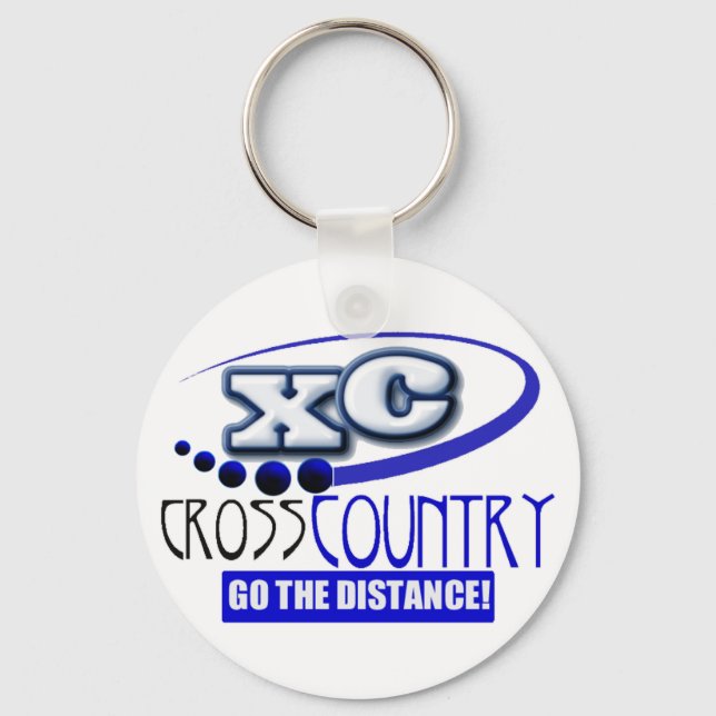 XC MOTTO - Avstånd - CROSST COUNTRY Nyckelring (Framsida)
