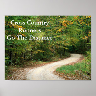 XC-SPRINGER GO AVSTÅND Poster Papper 16" x 12"