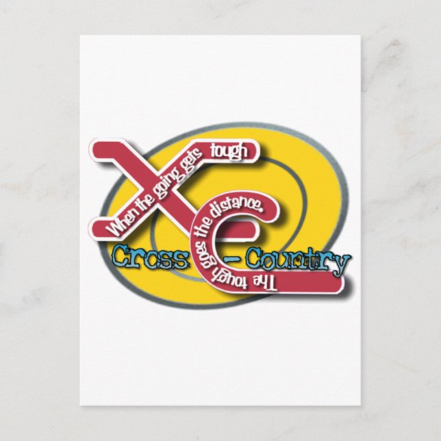 XC-TUFF MOTTO - CROSS COUNTRY VYKORT (Framsida)