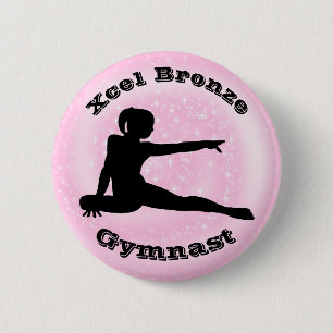 Xcel Bronze Gymnast - knapp för Girls Gymnastics