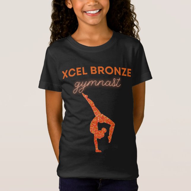 Xcel Bronze Gymnastics T-Shirt (Framsida)