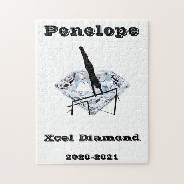 Xcel Diamond Gymnastics Jigszle Puzzle Pussel (Vertikal)