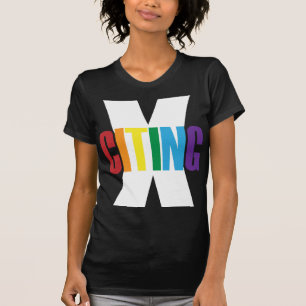 XCiting Exciting Rainbow White Original Brev T Shirt