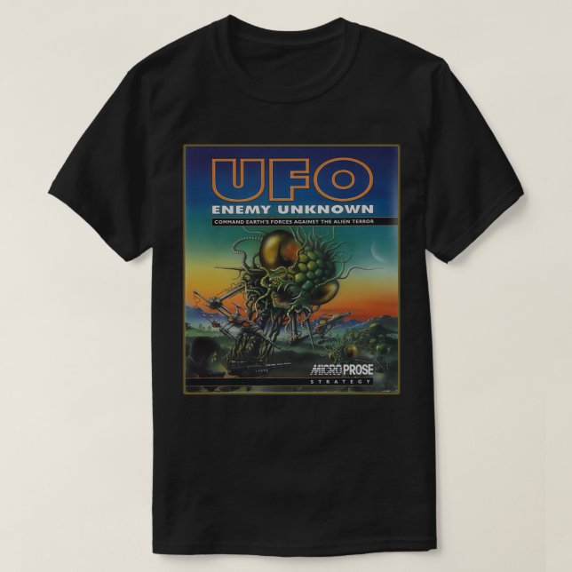 XCOM UFO Defence Amiga Cover T Shirt (Design framsida)