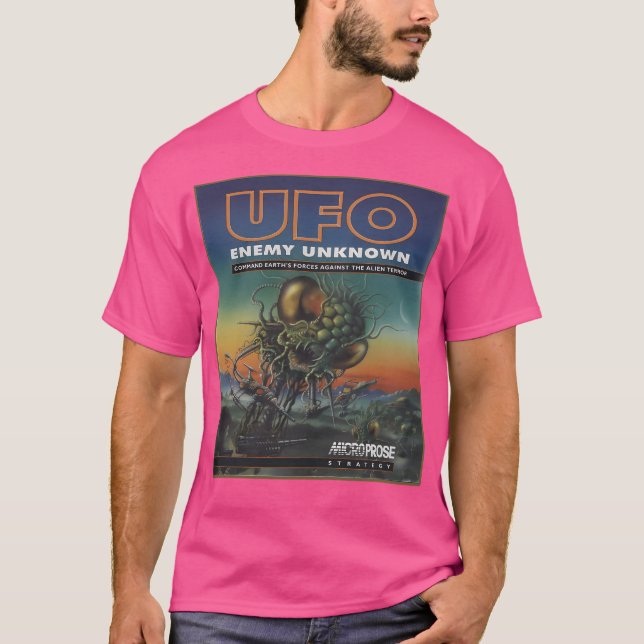 Xcom Ufo Defense Amiga Cover T Shirt (Framsida)