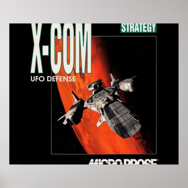 XCOM UFO-försvar Poster (Framsidan)