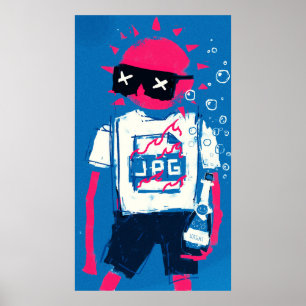 XCOPY Summer JPG WAGMI Colorful Art Många Sizes Poster