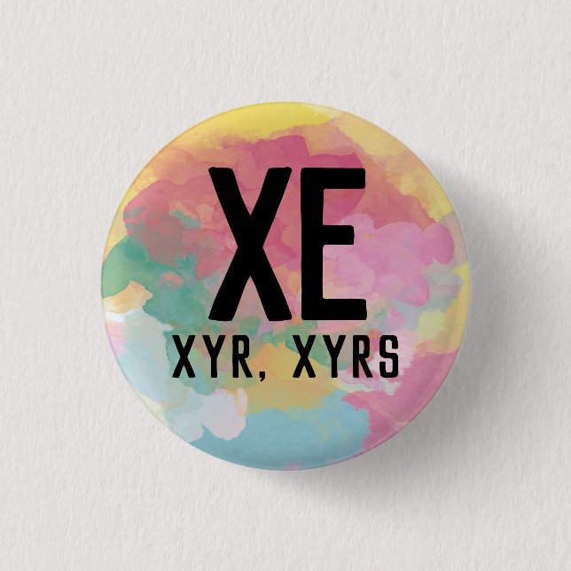 Xe Xyr Xyrs Pronouns-knapp Knapp (Framsida)