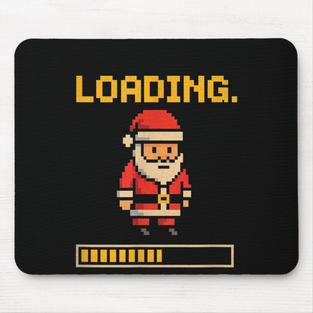 Xel Santa Loading Retro Christmas Gamer Shirt  Musmatta (Framsidan)