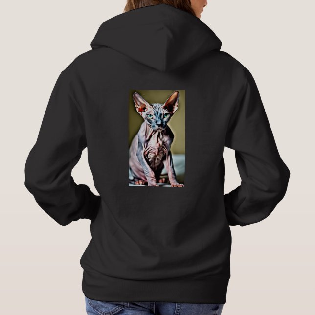 Xen Kitty Hoodie T Shirt (Baksida)