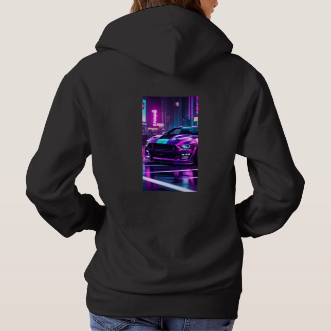 XEN Neon Streets Mustang T Shirt (Baksida)