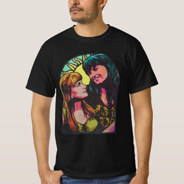 Xena och gabrielle t shirt (Framsida)