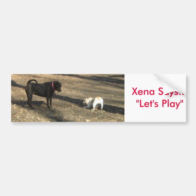 xenaplay l5At Xena något att säga… "oss leka ", Bildekal (Framsidan)