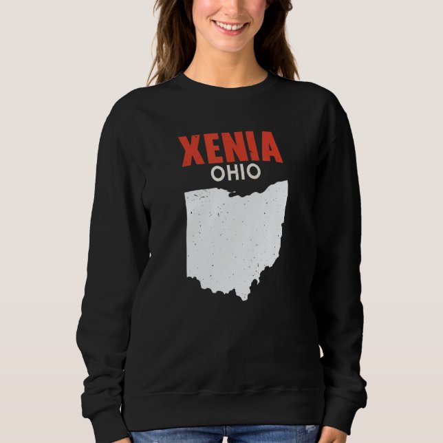 XENIA Ohio USA State America Travel Ohioan T Shirt (Framsida)