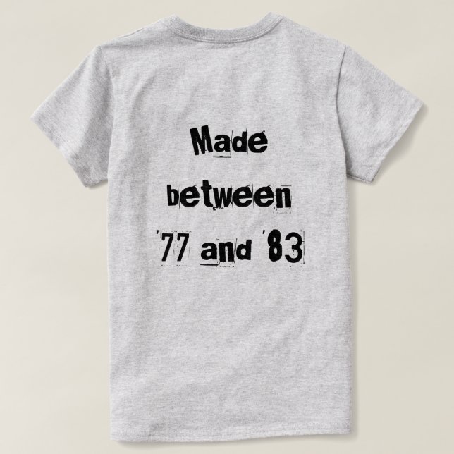 Xennial T-shirt (Design baksida)