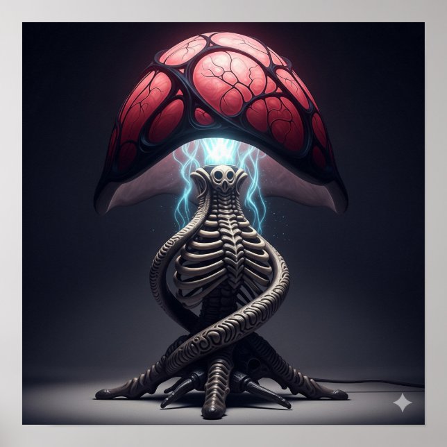 Xeno Art Bord Lamp Poster (Framsidan)