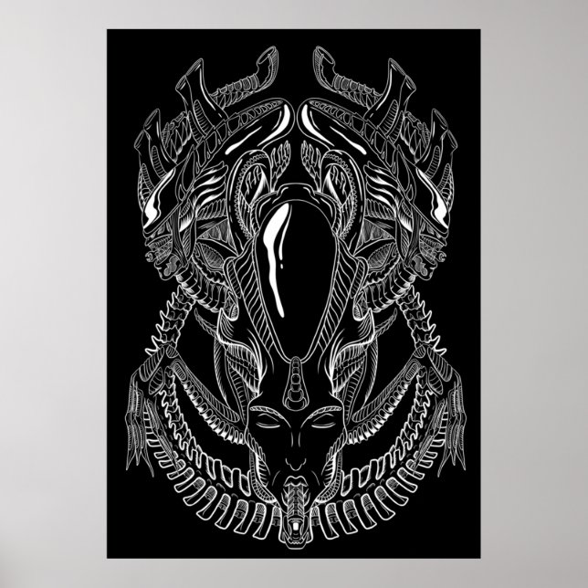 Xenomorph Alien HR Giger Poster (Framsidan)