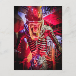 Xenomorph Alienstatyett Skräck Sci-Fi Samlarobjekt Vykort