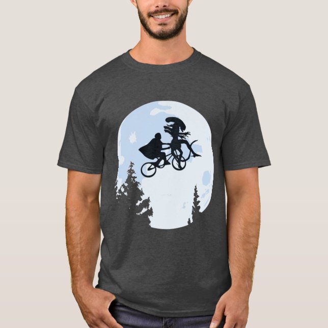 Xenomorph ET-familj T Shirt (Framsida)