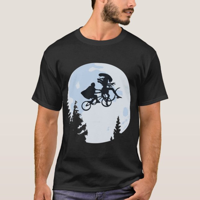 Xenomorph ET retro family vintage T Shirt (Framsida)