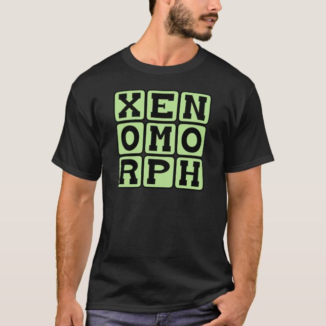 Xenomorph, utomjordisk varelse tröja (Framsida)