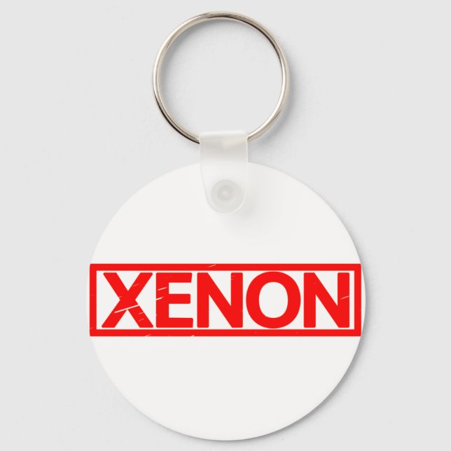 Xenon Frimärke Nyckelring (Framsida)
