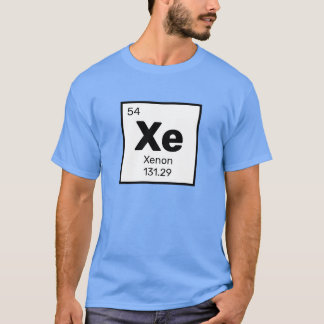 Xenon/Periodic Bord - Xe Inslag T-Shirt